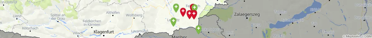 Map view for Pharmacies emergency services nearby Gnas (Südoststeiermark, Steiermark)
